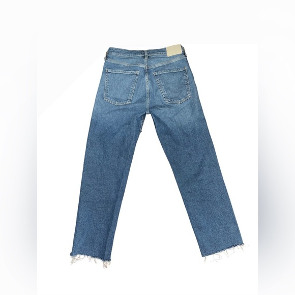 Citizens of Humanity daphne crop size 27 classic timeless straight jean raw hem - Picture 8 of 9